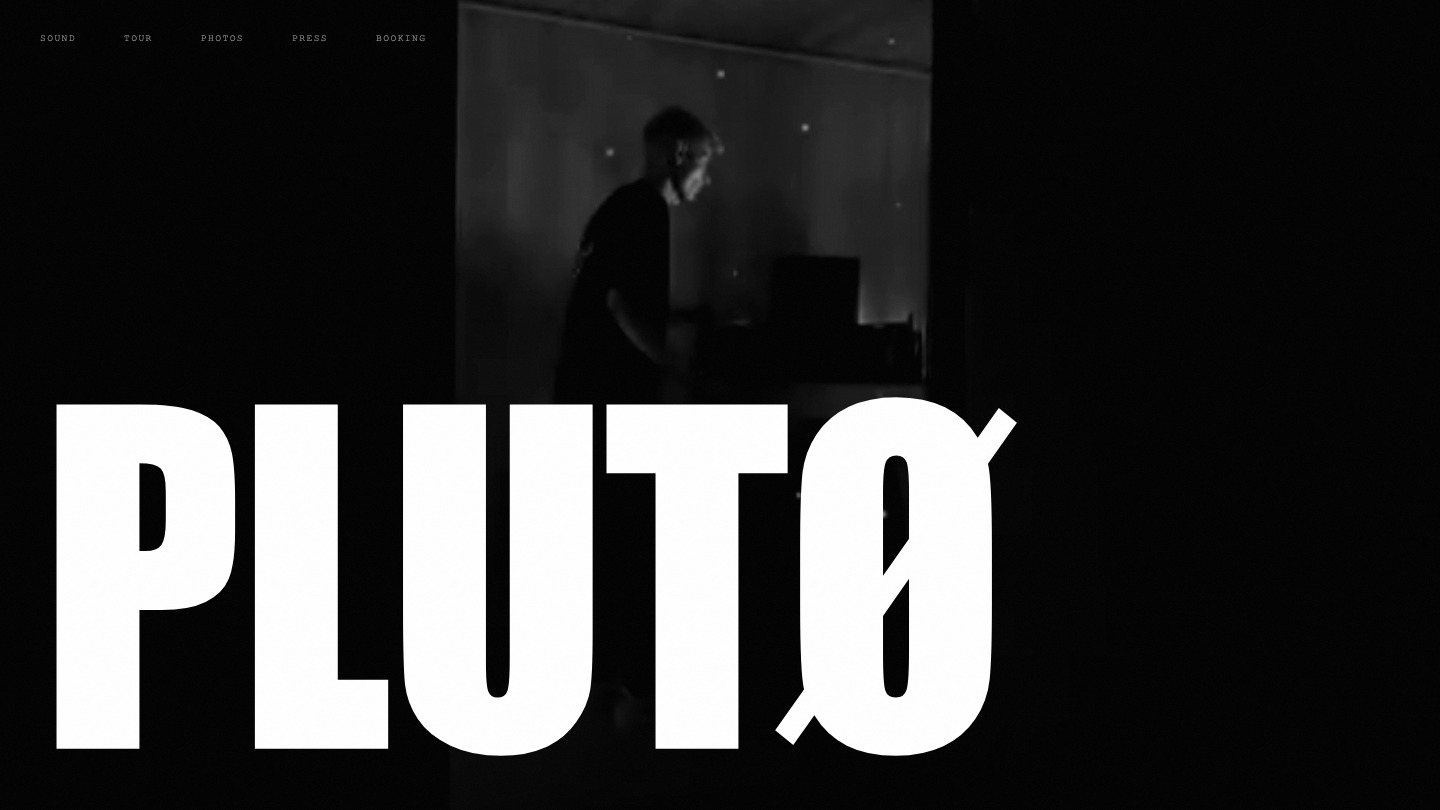 Pluto website hero